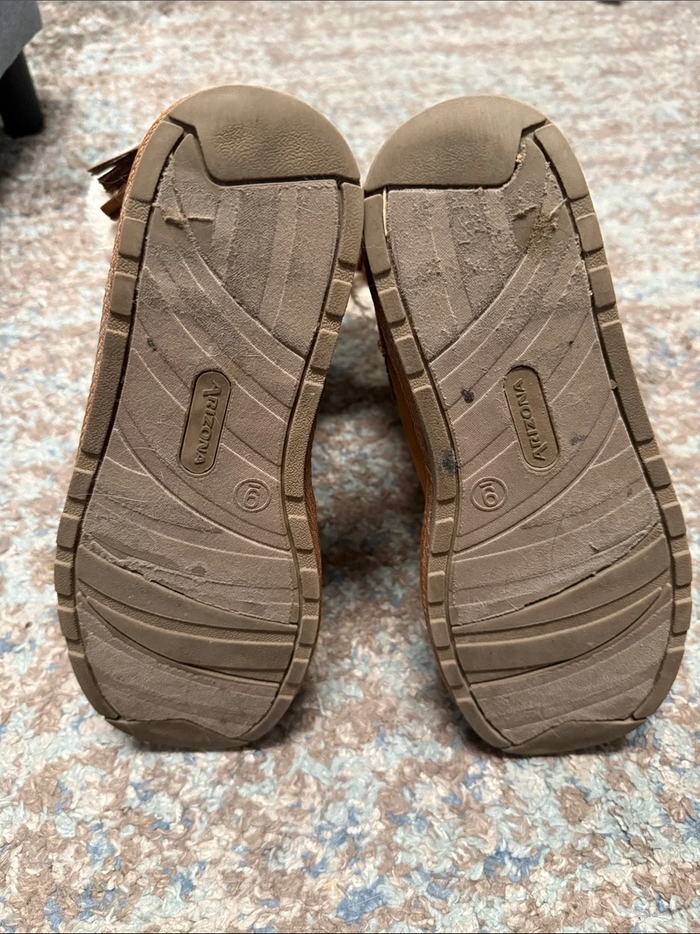 Arizona Jean Company Chestnut Brown Suede Shearling-Lined Winter Boots